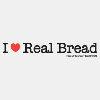 I ❤ Real Bread - Mens White Organic T-Shirt Design