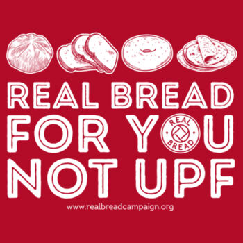 Real Bread For You 2026 - Women's Organic T-Shirt White Print Design