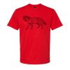 Softstyle™ midweight adult t-shirt Thumbnail